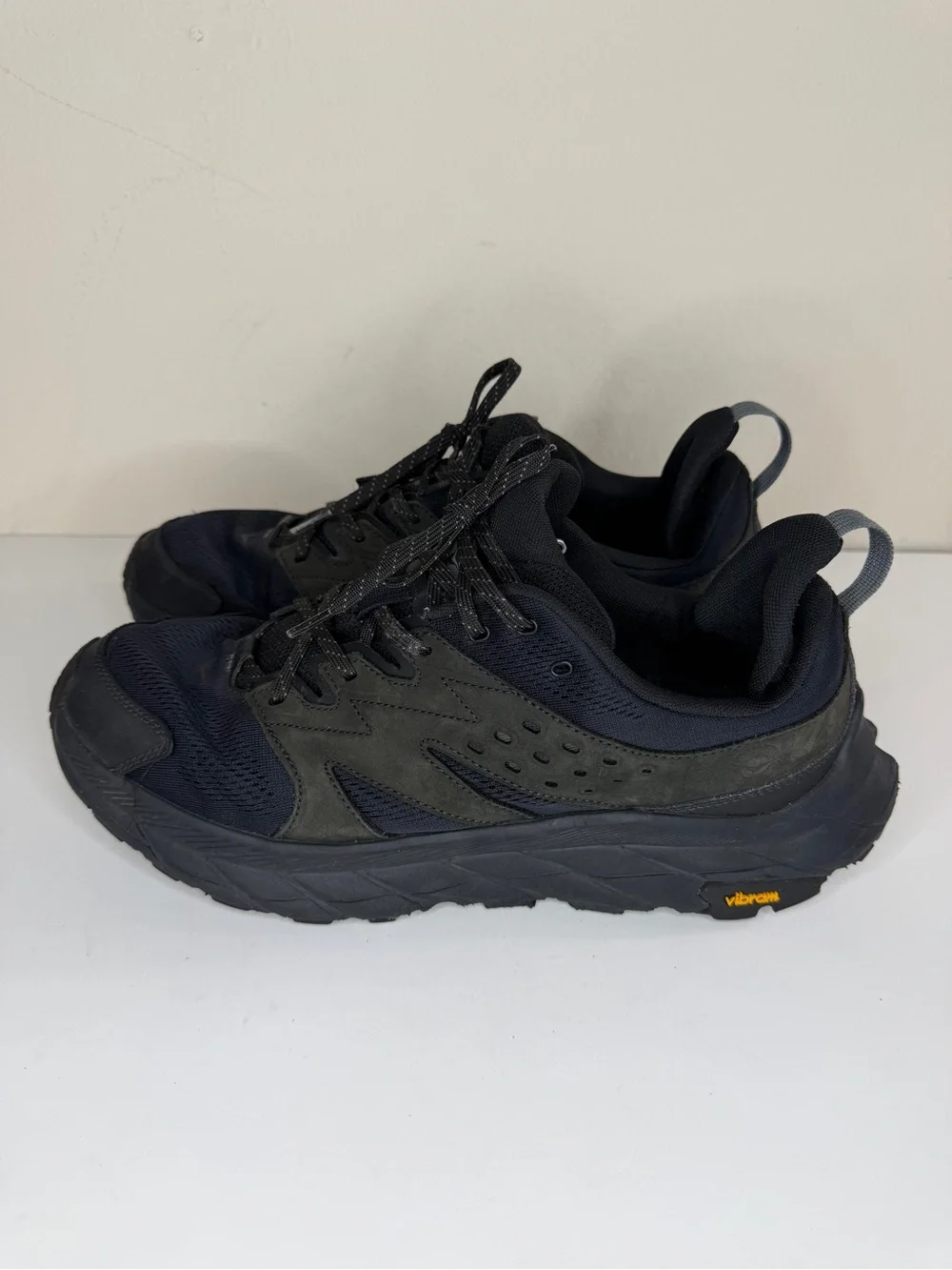 Hoka One One Anacapa Breeze Low Men's Size 13D Lace Up Black Hiking Shoes